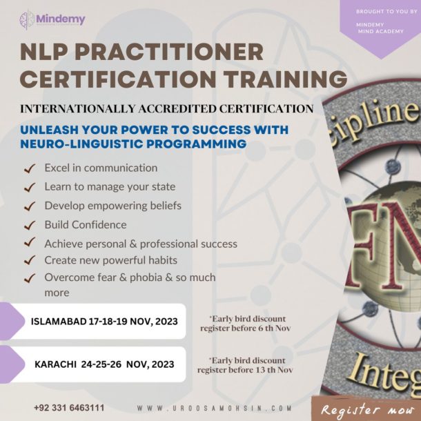 NLP Training Karachi + Islamabad Pakistan