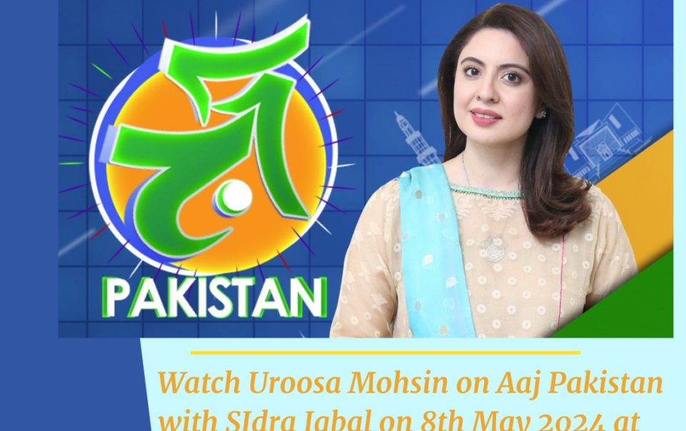 Uroosa Mohsin live on aaj Pakistan. Mind Trainer Uroosa Mohsin
