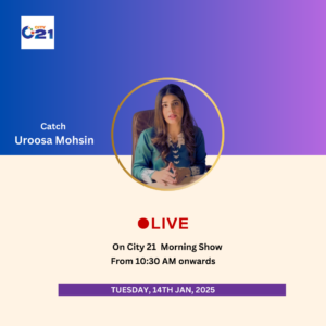 Uroosa Mohsin Mind Trainer Live on CIty21